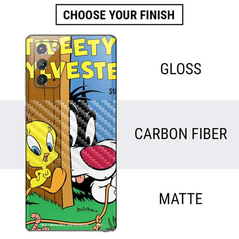 Looney Tunes Tweety Bird Sylvester Ten Cents Galaxy Note20 5G Skin